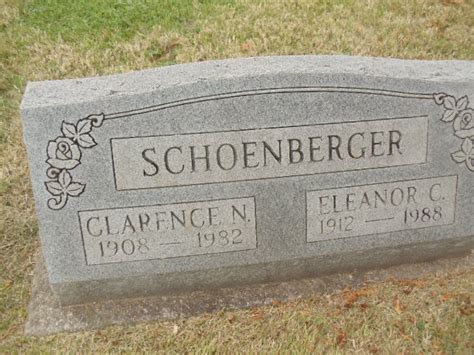 Clarence N Schoenberger 1908 1982 Find A Grave Memorial