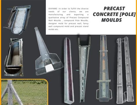 Mild Steel Precast Concrete Pole Mould Size Feet Capacity At Rs Piece In Thane