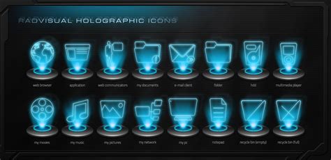 Holographic Icon Pack V1 By Radvisual On Deviantart