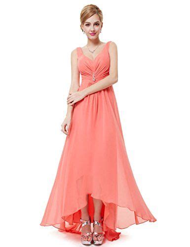 Ever Pretty Double V Neck Rhinestones Ruched Bust Hi Lo Evening Party Dress 09983 Evening