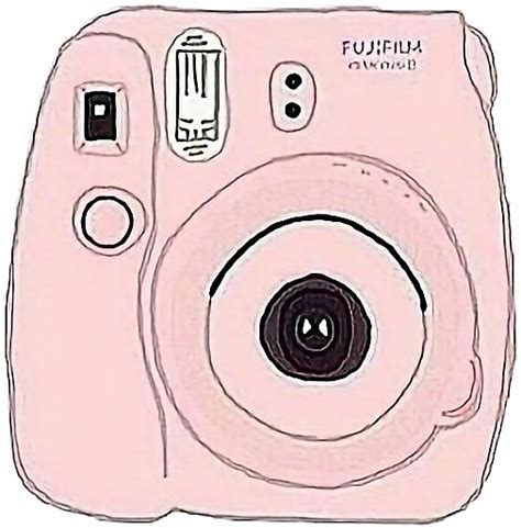 polaroid camera pink tumblr sticker by @lindsayyyissohawtt png image