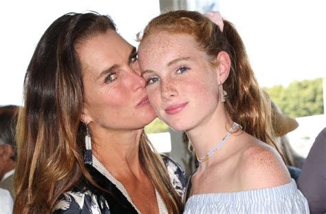Brooke Shields Year Old Daughter Grier Is Already Looking Like Her Model Mom
