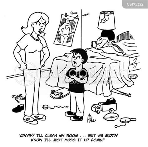 Messy Rooms Cartoons And Comics Funny Pictures From Cartoonstock