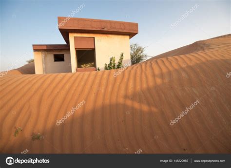 Abandoned Ghost Village In Arabian Desert Stock Photo By Kertu Ee