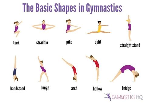 There Are Some Basic Shapes And Body Positions That Get Repeated Over And Over In Gymnastics