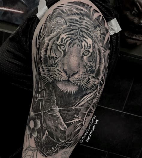 Https://tommynaija.com/tattoo/black And Grey Tiger Tattoo Designs