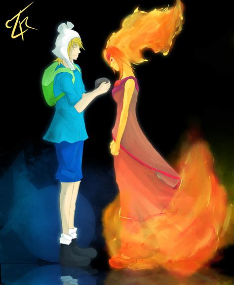 Finn And Flame Princess By Zeroreqiem On Deviantart