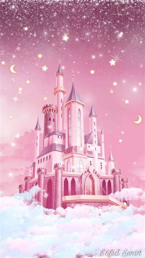 Pink Castle Disney Princess Wallpaper Pink Castle Pink Wallpaper Girly