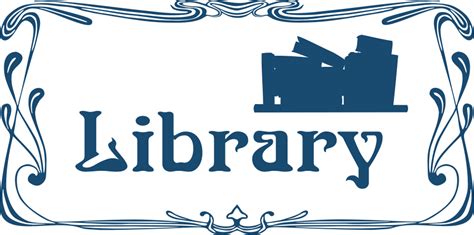 Clipart Library Sign Clip Art Library