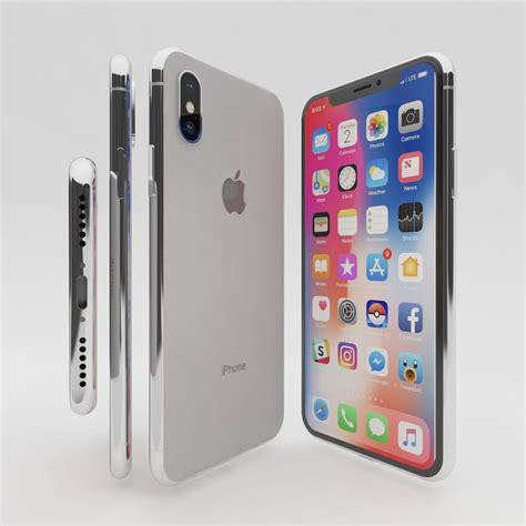 3d Model The New Iphone X Apple Cgtrader