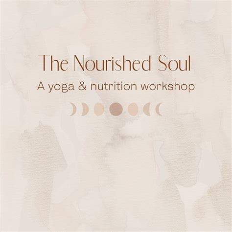 The Nourished Soul A Yoga And Nutrition Workshop Redeemer Christian