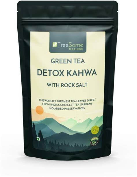 Treesome Detox Desi Kahwa Green Tea With Rock Salt Immunity Boosting