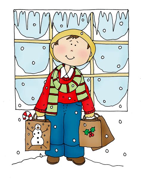 Free Dearie Dolls Digi Stamps His Christmas Shopping