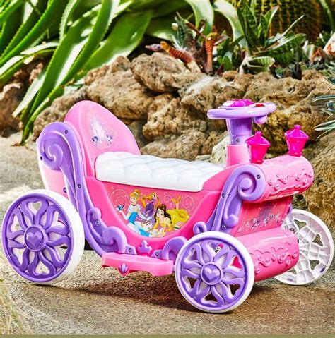 Disney Princess Royal Horse And Carriage Girls 6v Ride On Toy By Huffy