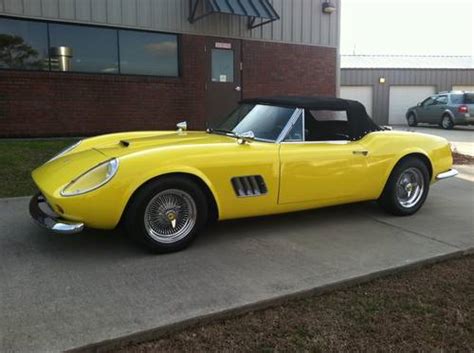 Check spelling or type a new query. 1961 Ferrari 250 GT California Spyder Recreation by Modena 6350 Miles - RonSusser.com