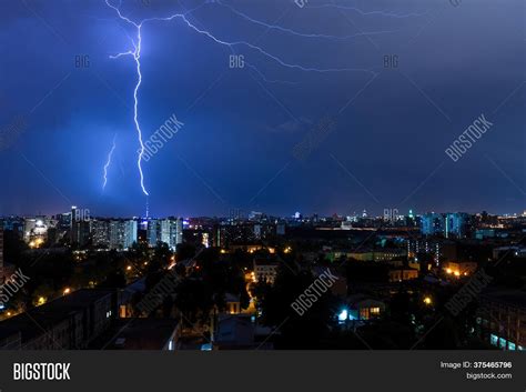 Lightning Strike Image And Photo Free Trial Bigstock