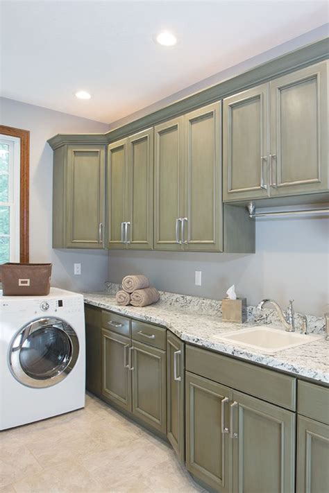 This will allow a cabinet designer to create a kitchen that looks truly custom. Create the perfect laundry room with beautiful cabinets ...