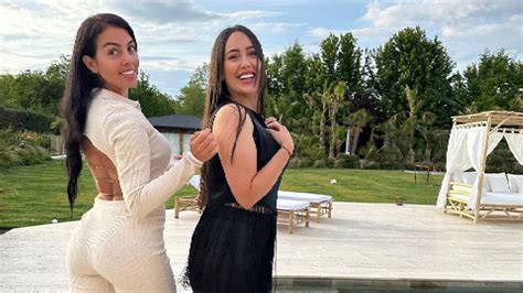 georgina rodríguez celebrates her sister ivana s birthday