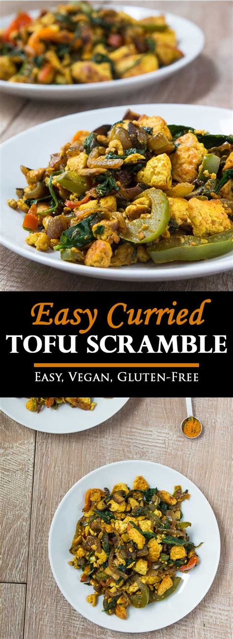 Recipes under 30 minutes.this recipes are perfect for indian lunch and. Easy Curried Tofu Scramble Recipe (Vegan) | Recipe | Vegan recipes, Food recipes, Potluck ...