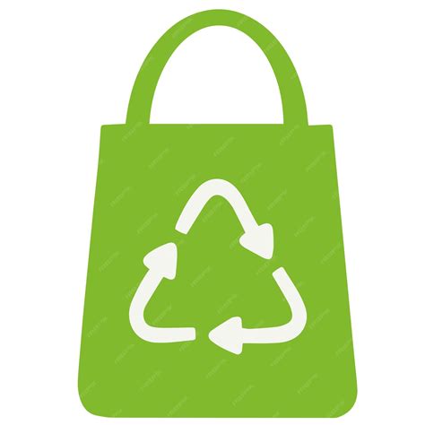 Premium Vector Eco Friendly Recycle Bag Go Green Vector Illustration