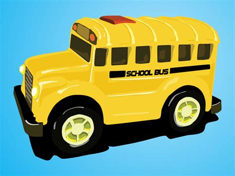 Cartoon Bus Images Kids Cartoon School Bus Bodewasude