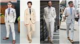 What Color Suit To Wear With Brown Shoes Photos