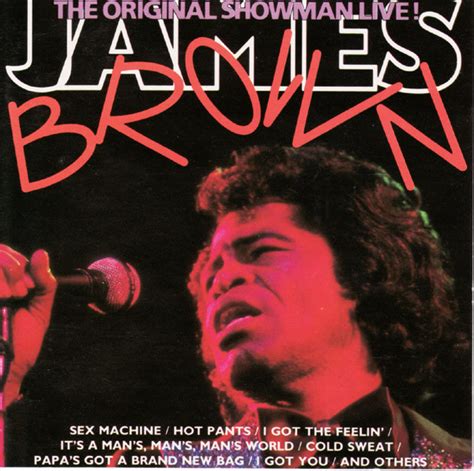 James Brown The Original Showman Live Cd Album At Discogs