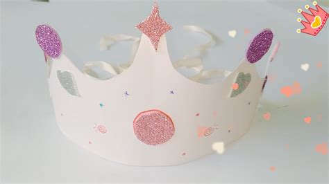 How To Make A 👑princess Paper Crown Colour Papers Easy Tutorial