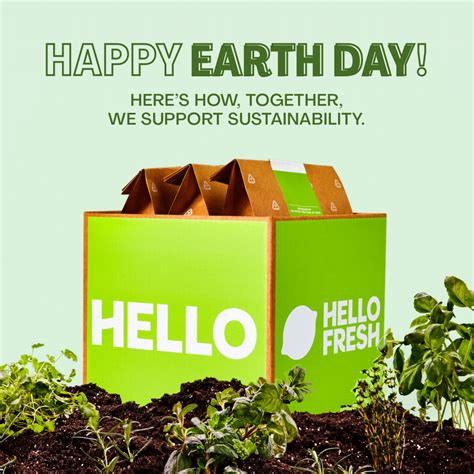 This Earth Day Every Day Hellofresh Is Committed To Sustainability The Fresh Times