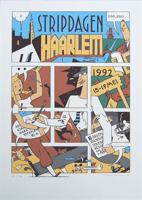 Illustration Stripdagen Haarlem 92 By Ever Meulen Griffioen Grafiek