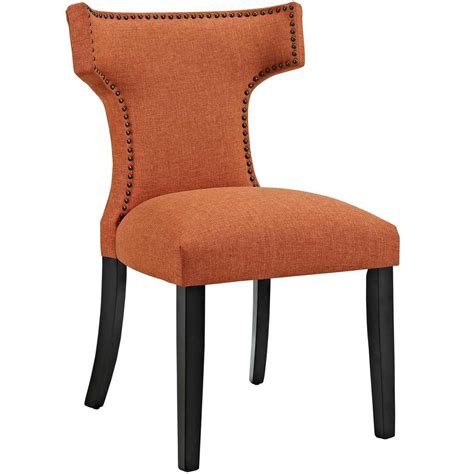 Most hanging samples are large enough to. MODWAY Curve Orange Fabric Dining Chair-EEI-2221-ORA - The ...