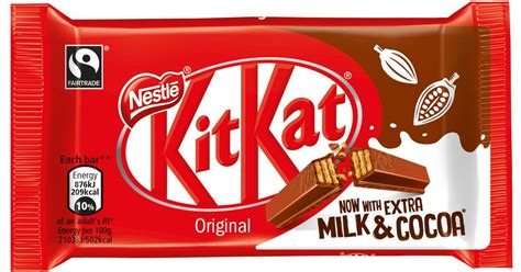 Take a break and enjoy the delicious original combination of smooth milk chocolate and light, crispy wafers in a kit kat® bar. KitKat changes recipe for the first time in decades - but ...