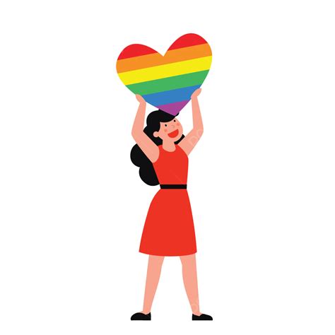 Lgbt Pride Clipart Hd Png People Hold Lgbt Rainbow And Transgender Flag During Pride Month