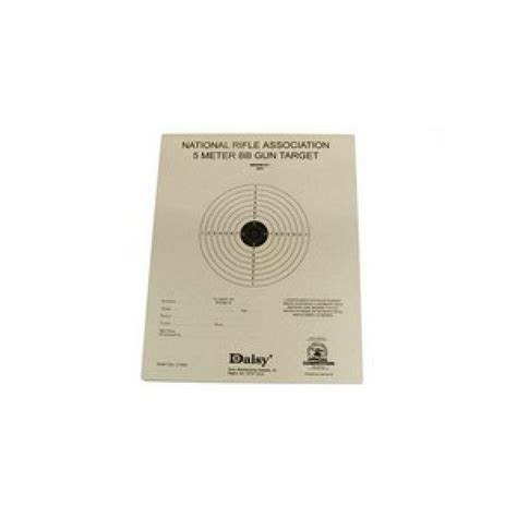 Daisy Official Nra 5 Meter Air Rifle Target 50 Ct High Speed Bbs