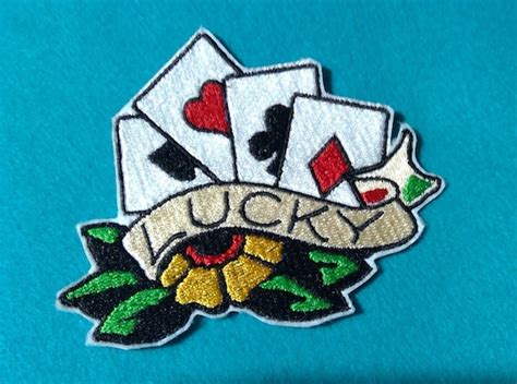Lucky Patch Iron On Sailor Jerry Tattoo Navy Military Etsy