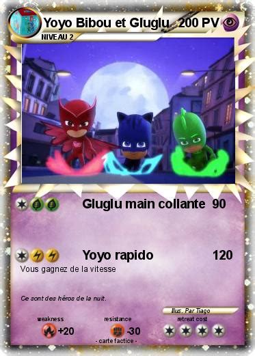 Pokémon Yoyo Bibou Et Gluglu Gluglu Main Collante Ma Carte Pokémon