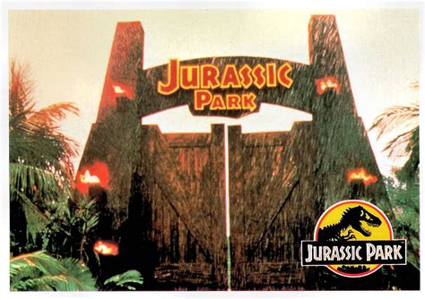 Jurassic Park 1993 British Postcard By Film Posters Merc Flickr