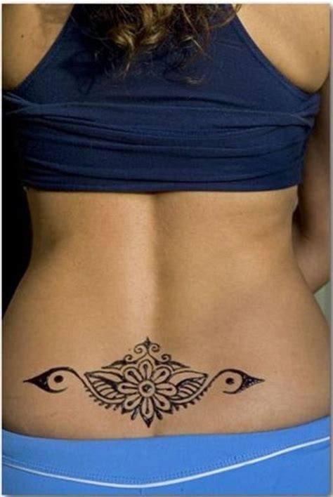 Vivacious Lower Back Tattoos For Women