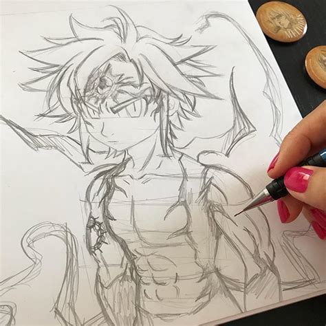 Seven mortal sins is a massively ambitious ecchi series nearly five years in the making. #WIP #Meliodas #SevenDeadlySins Je construis du muscle ...