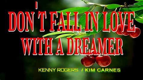 Dont Fall In Love With A Dreamer Karaoke Version Popularized By