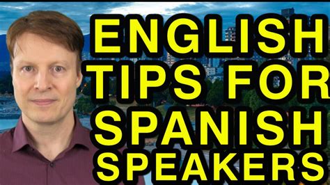 Learn English Pronunciation Spanish Speakers Lesson 1 Youtube