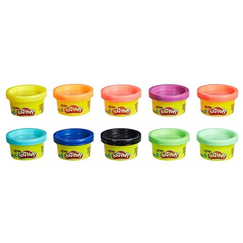 Play Doh Party Pack 10 1oz Cans Of Colors