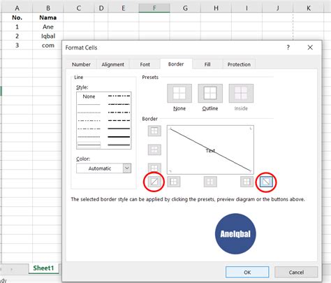 Cara Membuat Garis Tanda Tangan Di Excel Warga Co Id