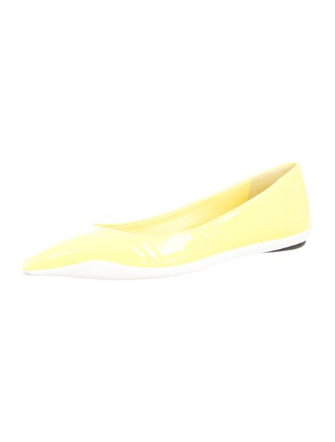 Christian Dior Flats Yellow Flats Shoes Chr32478 The Realreal
