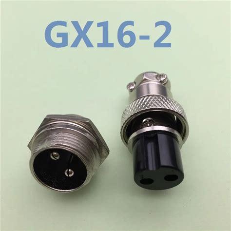 1set Gx16 2 Pin Male And Female Diameter 16mm Wire Panel Connector L70