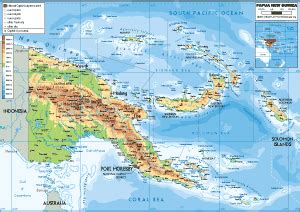 Papua New Guinea Political Map Eps Illustrator Map Vector World Maps Kulturaupice