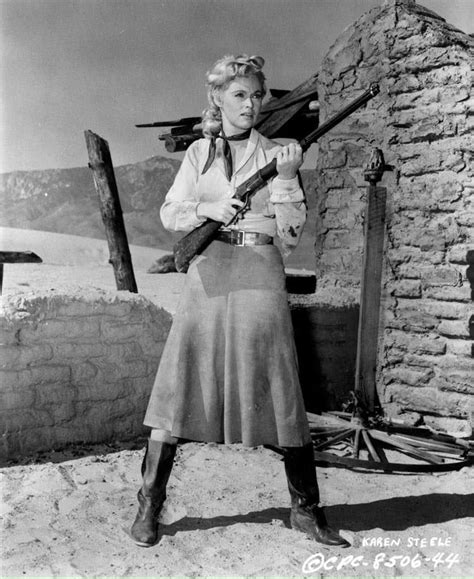 Karen Steele In Ride Lonesome 1959 Karen Steele Western Movies