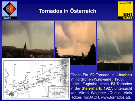 Tornado tracks are shown in red. PPT - (21) Wirbelstürme PowerPoint Presentation, free ...