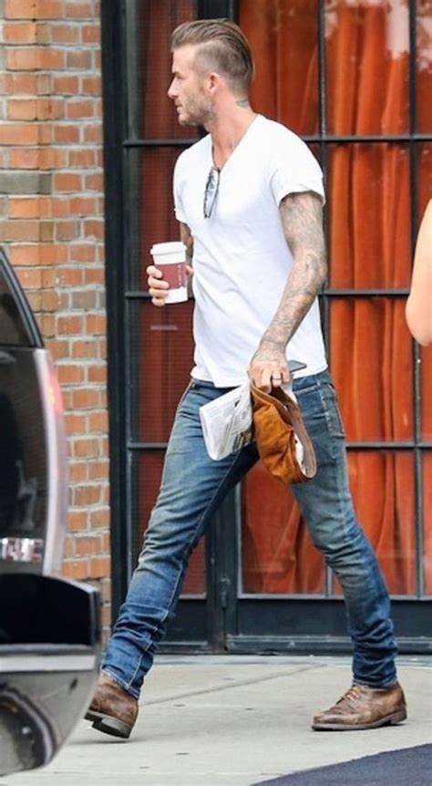 David Beckham In Skinny Jeans Denimology David Beckham Outfit