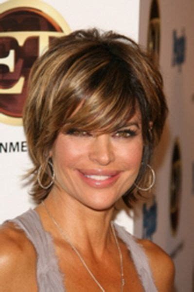 Back View Of Lisa Rinnas Hair Lisa Rinna Hairstyle Short Hair